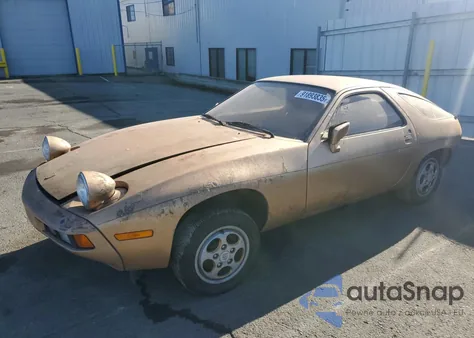 1979 Porsche 928 из США, поврежденный, VIN 9289201367